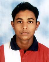 File photo of Orissa batsman <b>Sumitosh Praharaj.