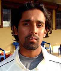 Orissa cricketer <b>Sandeep Mulia</b> at Cuttack in <b>October, 2009.