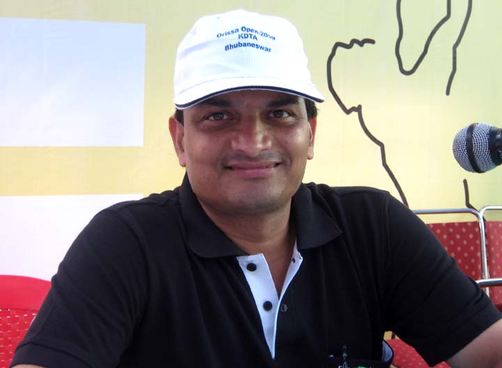 Orissa tennis player <b>Jatin Vatsya </b> in Bhubaneswar on <b>Nov 9, 2009.